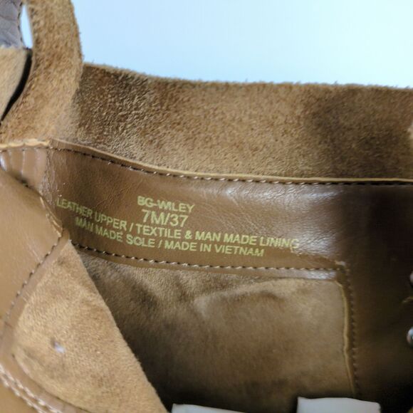 BCBGeneration Wiley Suede Leather Wedge Ankle Boots Women's 7 Booties Side Zip - Picture 3 of 8